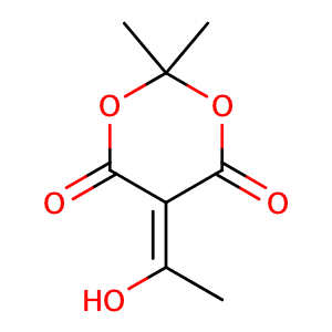 5-(1-hydroxyethylidene)-2,2-dimethyl-1,3-dioxane-4,6-dione,CAS No. 85920-63-4.