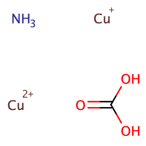 copper; azane; carbonic acid; copper(1+),CAS No. 33113-08-5.