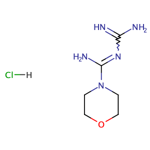 Morpholinbiguanide Hydrochloride,CAS No. 3160-91-6.