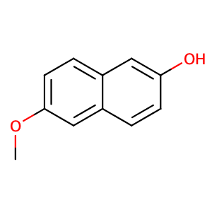 6-Methoxynaphthalen-2-ol,CAS No. 5111-66-0.