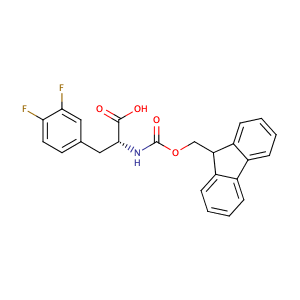 Fmoc-3,4-difluoro-D-phenylalanine,CAS No. 198545-59-4.