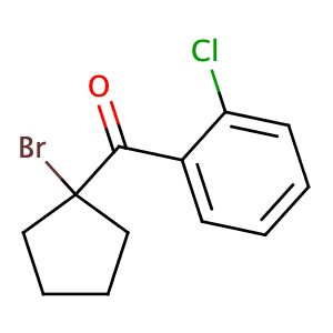 (1-bromocyclopentyl)-(2-chlorophenyl)methanone,CAS No. 6740-86-9.