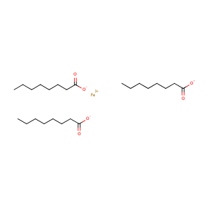 Octanoic acid, iron(3++) salt,CAS No. 3130-28-7.