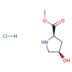 (2R,4R)-4-hydroxy-2-methoxycarbonylpyrrolidine hydrochloride,CAS No. 114676-59-4.