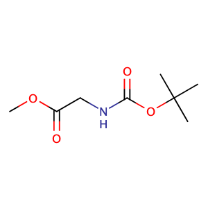 methyl 2-[(tert-butoxycarbonyl)amino]acetate,CAS No. 31954-27-5.