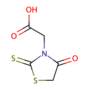 Rhodanine-3-acetic acid,CAS No. 5718-83-2.