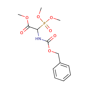 Methyl 2-(((benzyloxy)carbonyl)amino)-2-(dimethoxyphosphoryl)acetate,CAS No. 88568-95-0.