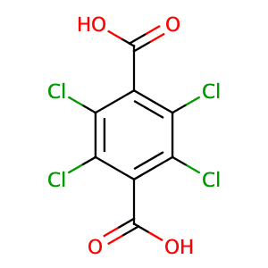 2,3,5,6-tetrachloro-1,4-benzenedicarboxylic acid,CAS No. 2136-79-0.