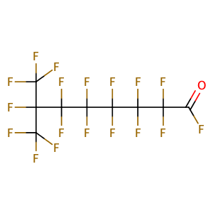 2,2,3,3,4,4,5,5,6,6,7,8,8,8-tetradecafluoro-7-(trifluoromethyl)octanoyl fluoride,CAS No. 15742-62-8.