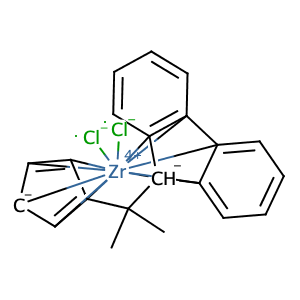 isopropylene[9-fluorenylcyclopentadienyl]zirconium dichloride,CAS No. 130638-44-7.