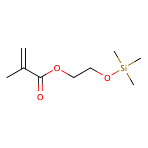 2-trimethylsilyloxyethyl 2-methylprop-2-enoate,CAS No. 17407-09-9.