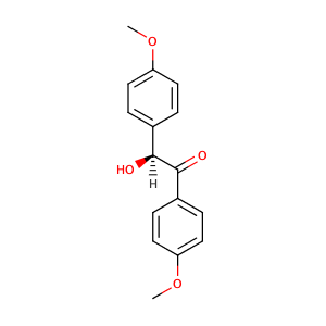 2-Hydroxy-1,2-bis(4-methoxyphenyl)ethanone,CAS No. 119-52-8.