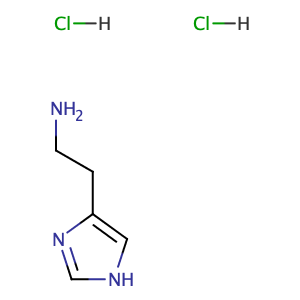 2-(1H-Imidazol-4-yl)ethanamine dihydrochloride,CAS No. 56-92-8.