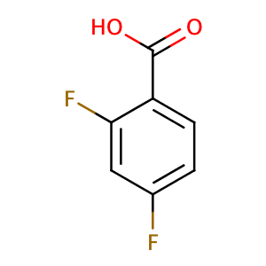 2,4-Difluorobenzoic Acid,CAS No. 1583-58-0.