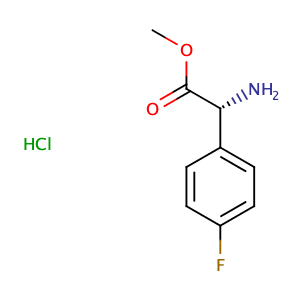 methyl (R)-amino-(4-fluoro-phenyl)-acetate hydrochloride,CAS No. 439213-22-6.