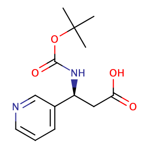 (S)-N-Boc-3-(3-pyridyl)-beta-alanine,CAS No. 297773-45-6.