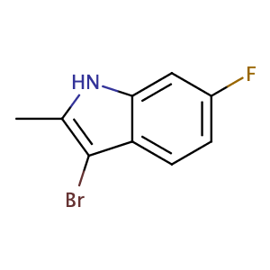 3-bromo-6-fluoro-2-methyl indole,CAS No. 606092-05-1.