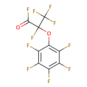 2,3,3,3-tetrafluoro-2-(pentafluorophenoxy)propionyl fluoride,CAS No. 22304-57-0.