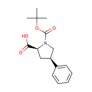 (2S,4R)-Boc-4-phenylpyrrolidine-2-carboxylic acid,CAS No. 336818-78-1.