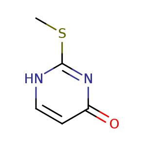 2-(Methylthio)-4(1H)-pyrimidinone,CAS No. 5751-20-2.