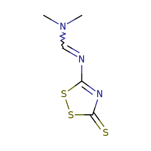N,N-Dimethyl-N'-(3-thioxo-3H-1,2,4-dithiazol-5-yl)methanimidamide,CAS No. 1192027-04-5.