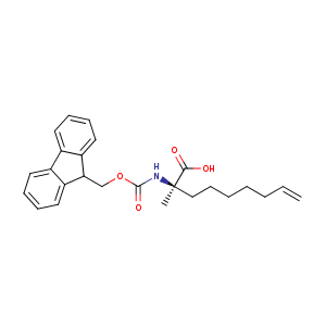 (2R)-2-[[(9H-Fluoren-9-ylmethoxy)carbonyl]amino]-2-methyl-8-nonenoic acid,CAS No. 1311933-84-2.