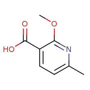 2-Methoxy-6-methylpyridine-3-carboxylic acid,CAS No. 72918-10-6.