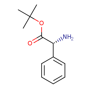 tert-Butyl (2R)-amino(phenyl)acetate,CAS No. 65715-93-7.
