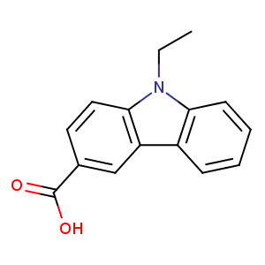 9-Ethyl-9H-carbazole-3-carboxylic acid,CAS No. 57102-98-4.