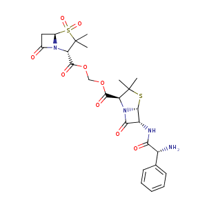 Sultamicillin,CAS No. 76497-13-7.