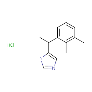 1H-Imidazole, 5-[1-(2,3-dimethylphenyl)ethyl]-, hydrochloride (1:1),CAS No. 86347-15-1.