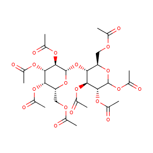 Lactose Octaacetate,CAS No. 6291-42-5.