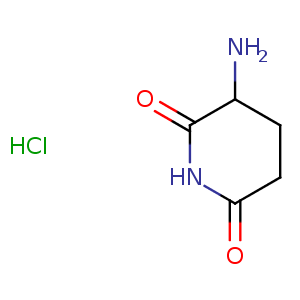 3-Amino-2,6-piperidinedione hydrochloride,CAS No. 24666-56-6.