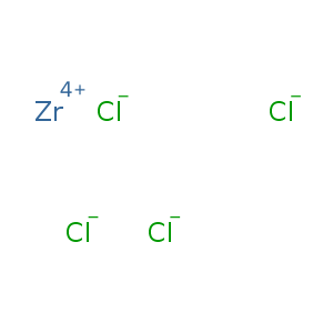 Zirconium tetrachloride,CAS No. 10026-11-6.