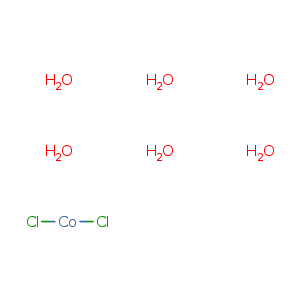 Cobalt chloride hexahydrate,CAS No. 7791-13-1.